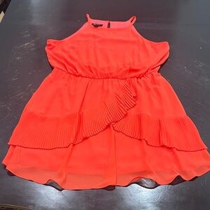 BCX Bright Orange/coral Casual Dress